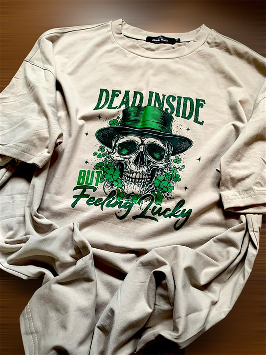 St Patrick’s day shirt, skull(lucky)