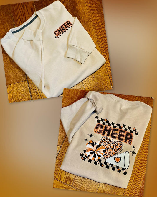 cheer crewneck sweatshirt